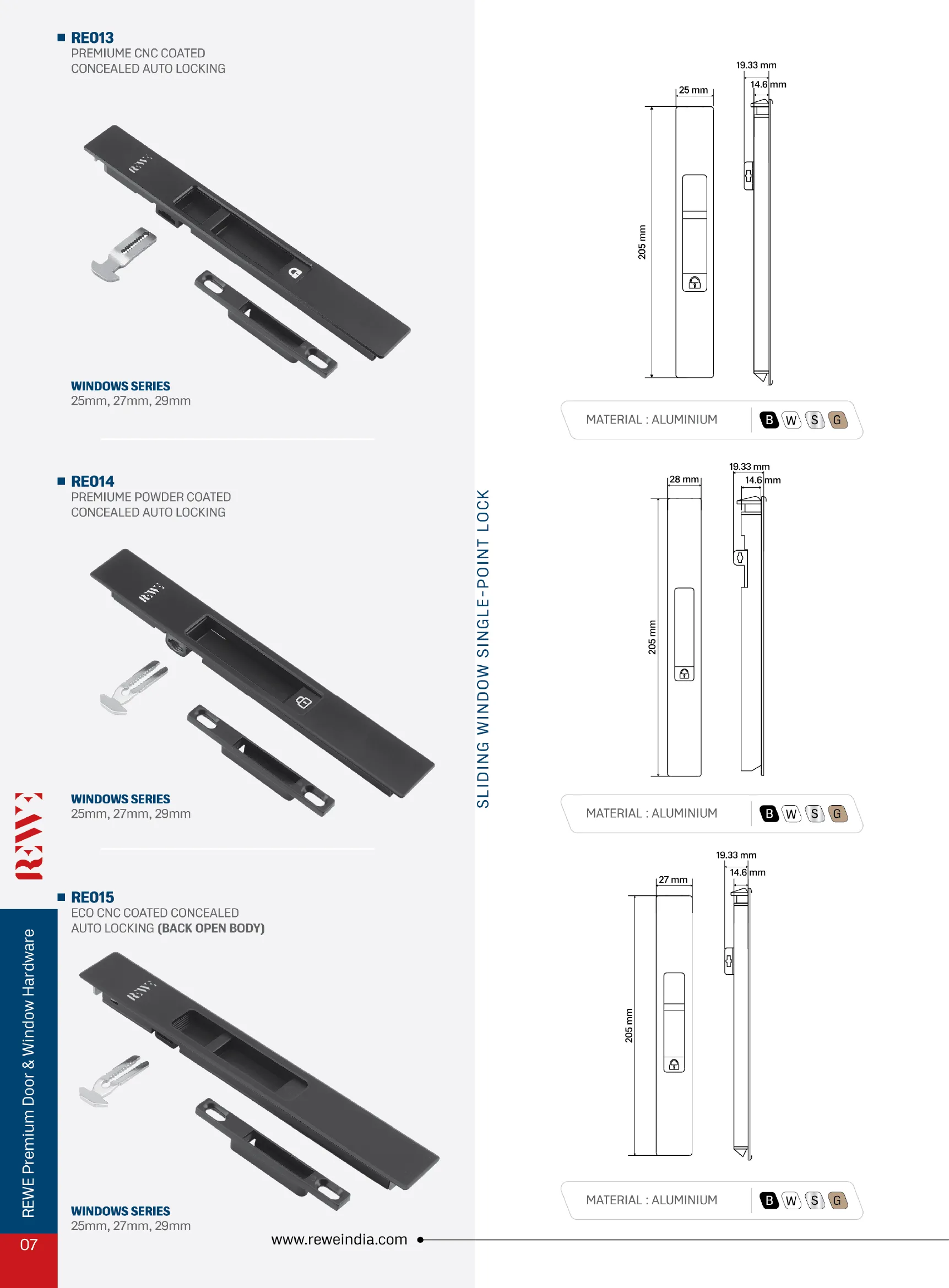 Sliding Window Fork Concealed Lock